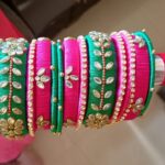 Bangles Green and Pink