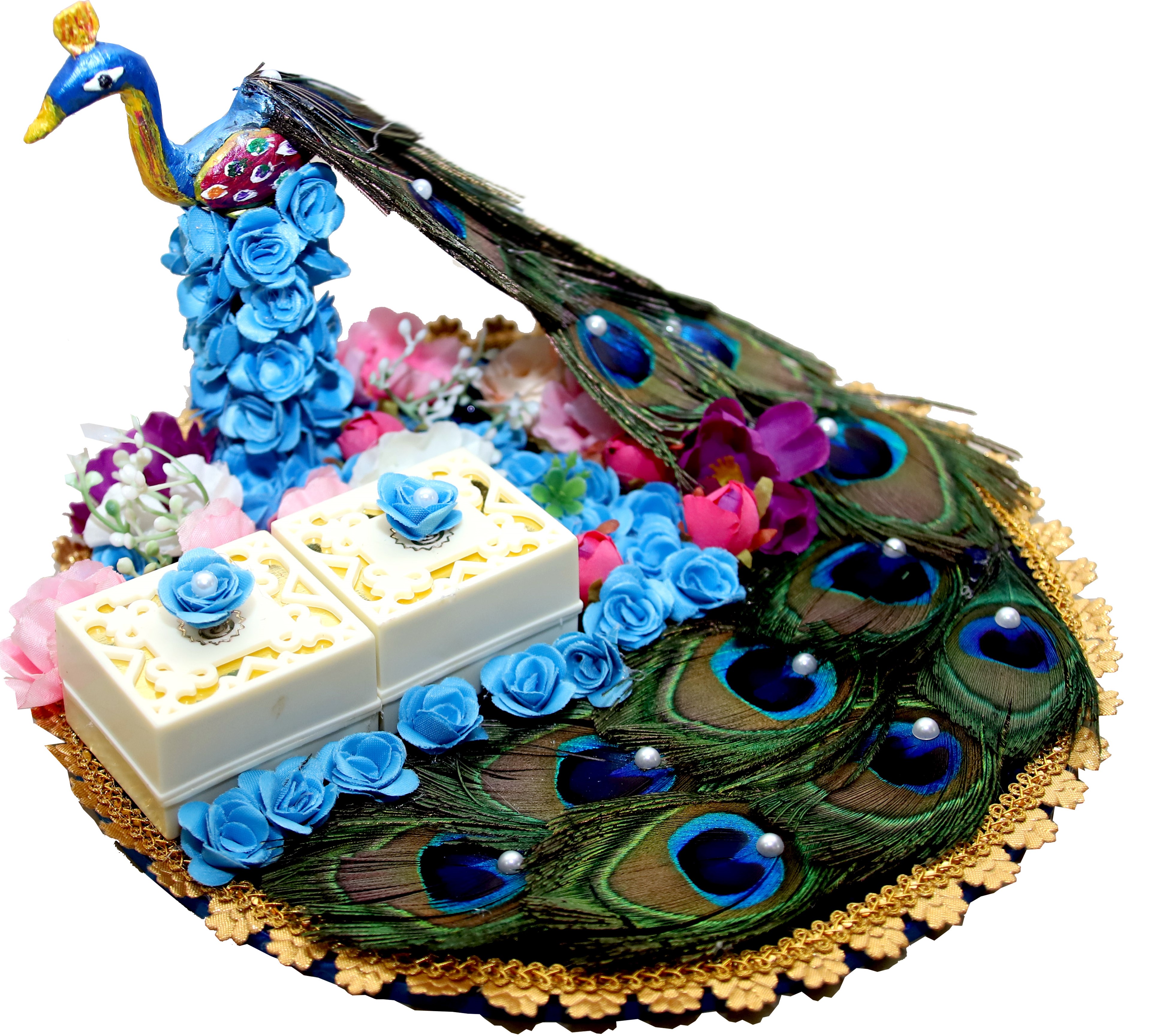 Peacock Ring Holder