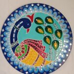 Lippan Mirror Art Peacock