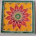 Lippan work frames Rangoli