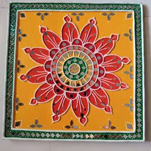 Lippan work frames Rangoli