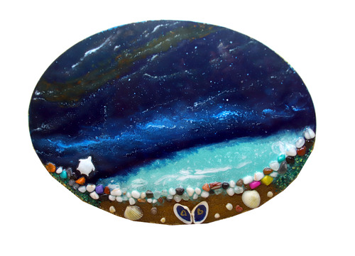 Blue Resin Nameplate- CH/NC - Image 2