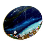 Blue Resin Nameplate- CH/NC