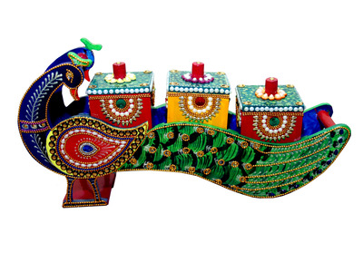 Peacock Dry fruit Box- CH/NC - Image 2