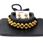 Golden Beeded Chokar-KA/DC