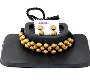 Golden Beeded Chokar-KA/DC