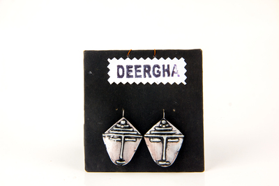 Tribal Face Earring- KA/DC - Image 3