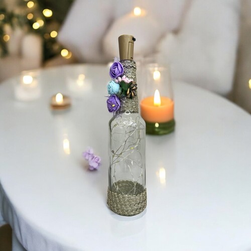 Decorative Glass Bottle- CH/SP - Image 2