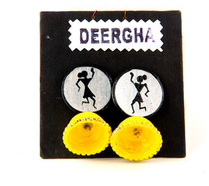 Warli Painting Jhumka- KA/DC