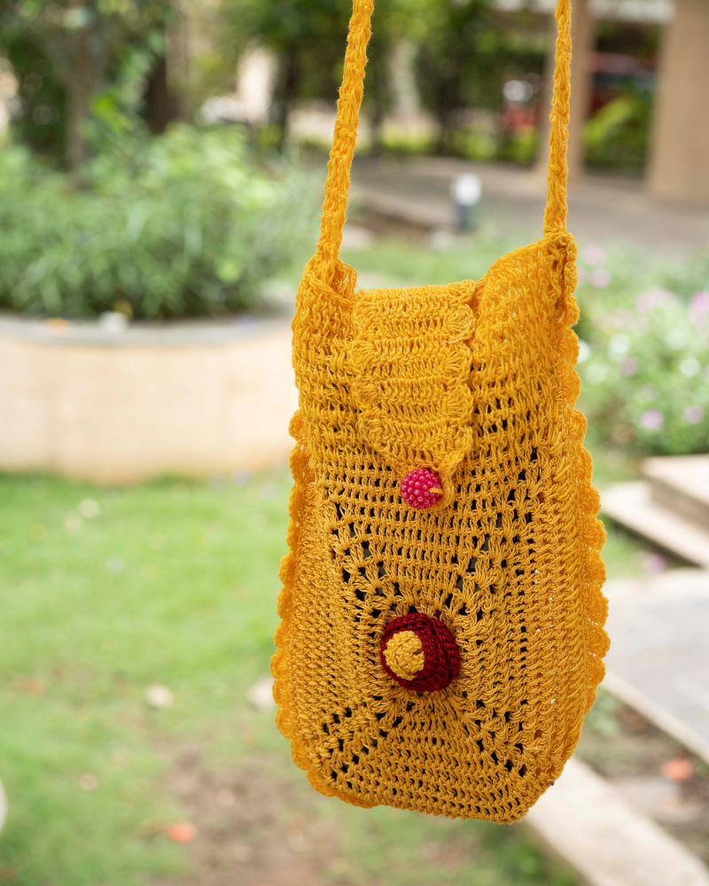 Mobile Crochet Bag