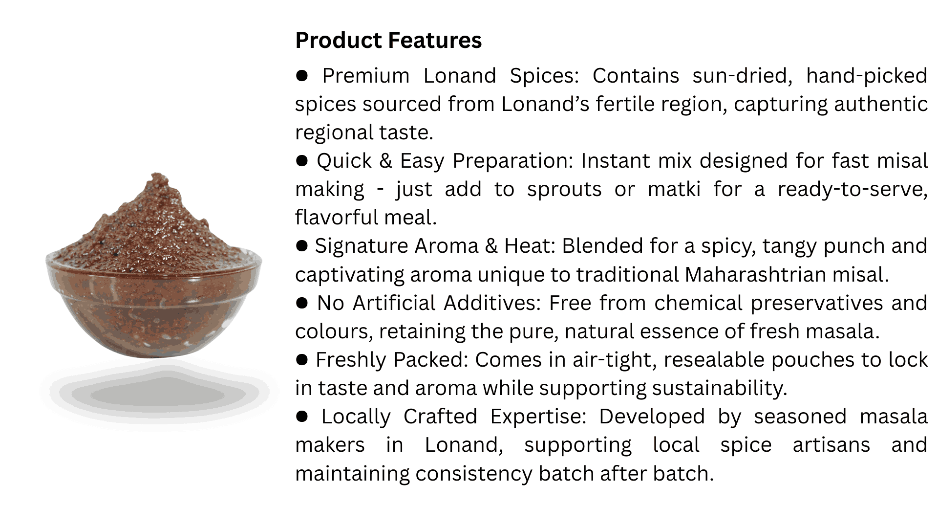 Instant Misal Masala 175g - Image 4