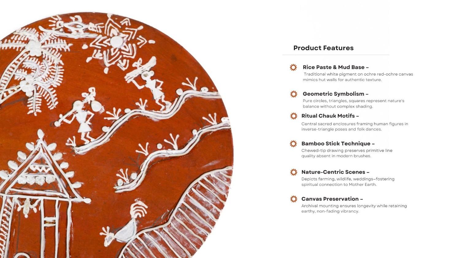 Warli painting 1Piece Each - Image 5