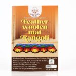 Feather Woolen Mat Rangoli