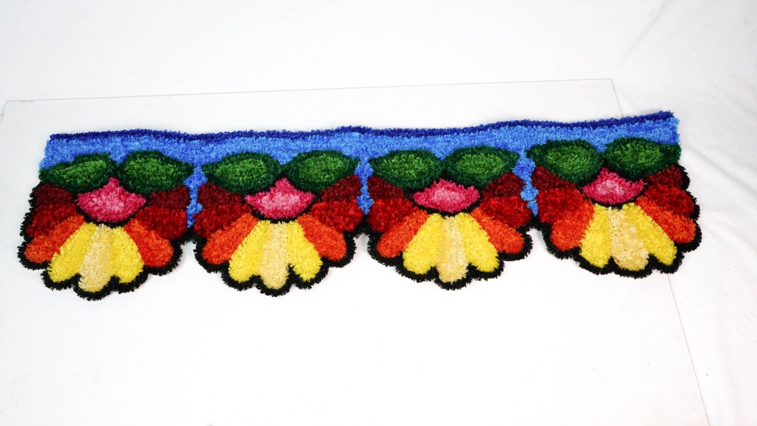 Feather Woolen Mat Rangoli - Image 4
