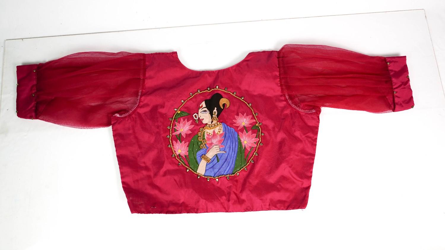 Hand Painted Blouse - Image 2