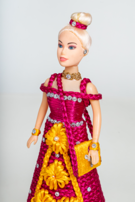 Macrame Doll set of 2 each - Image 13