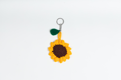 Sunflower & Daisy Crochet Keychain Set of 2 Each - Image 10