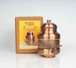 Lacquer Coated Copper Matka 1 Piece Each