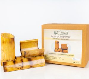 Bamboo Pen & Mobile Stand 1 piece