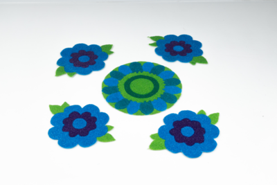 ready-to-use rangoli set of 5 Each - Image 3