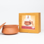 Clay Pot with Lid 1 Set Each