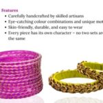 Handmade Silk Thread Bangles 1 set of each