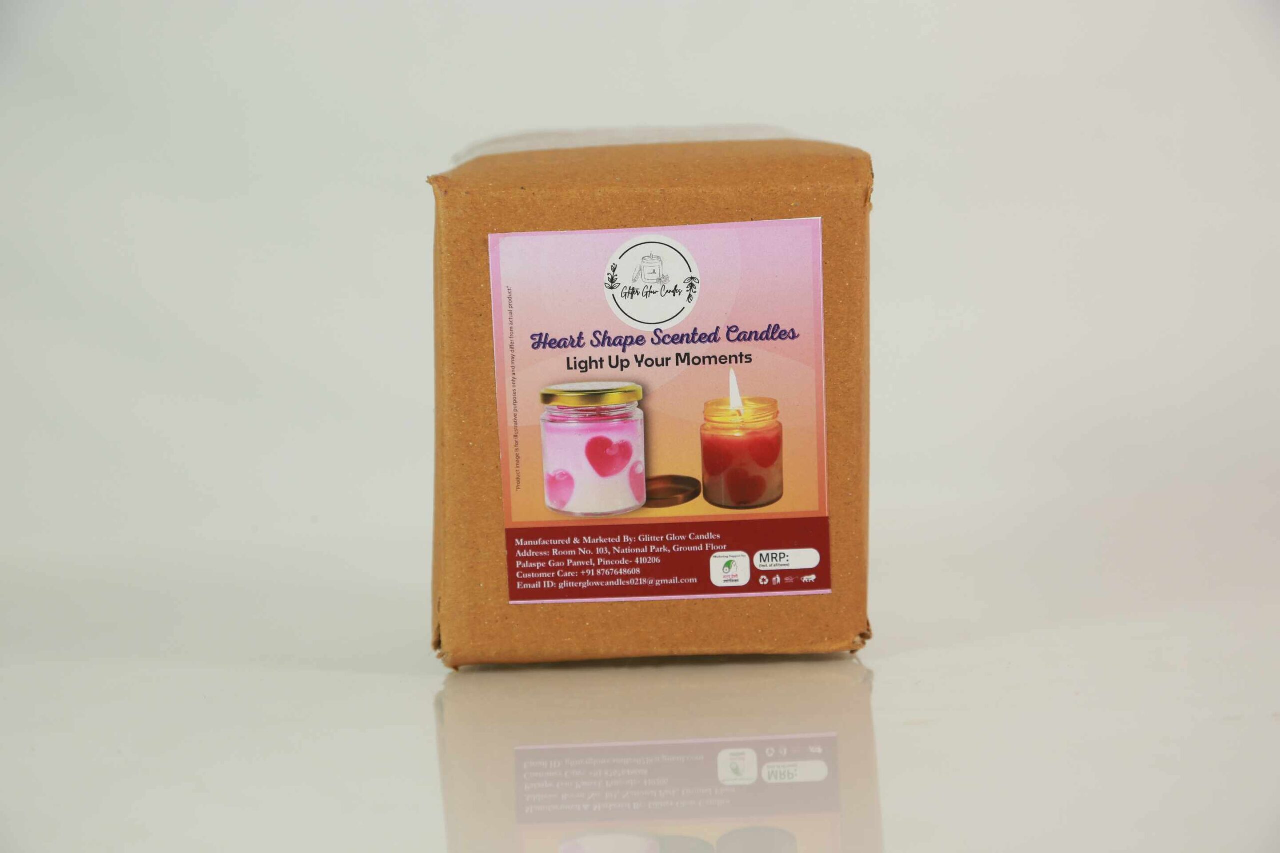 Heart Shape Scented Candles 1 Piece Each - Image 3