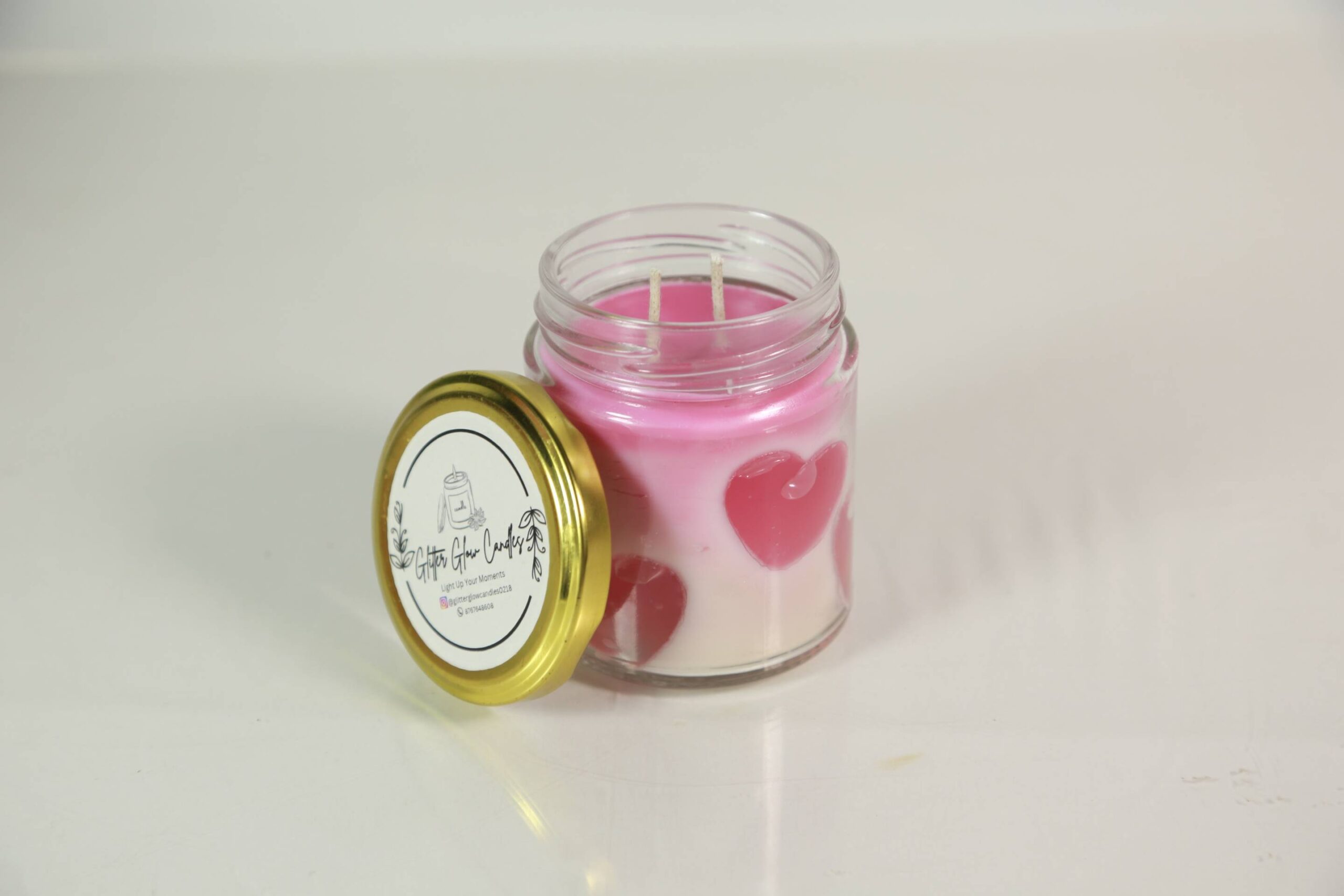 Heart Shape Scented Candles 1 Piece Each