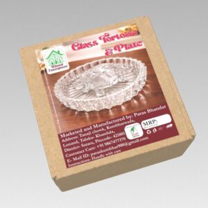 Glass Tortoise With Plate Shopise