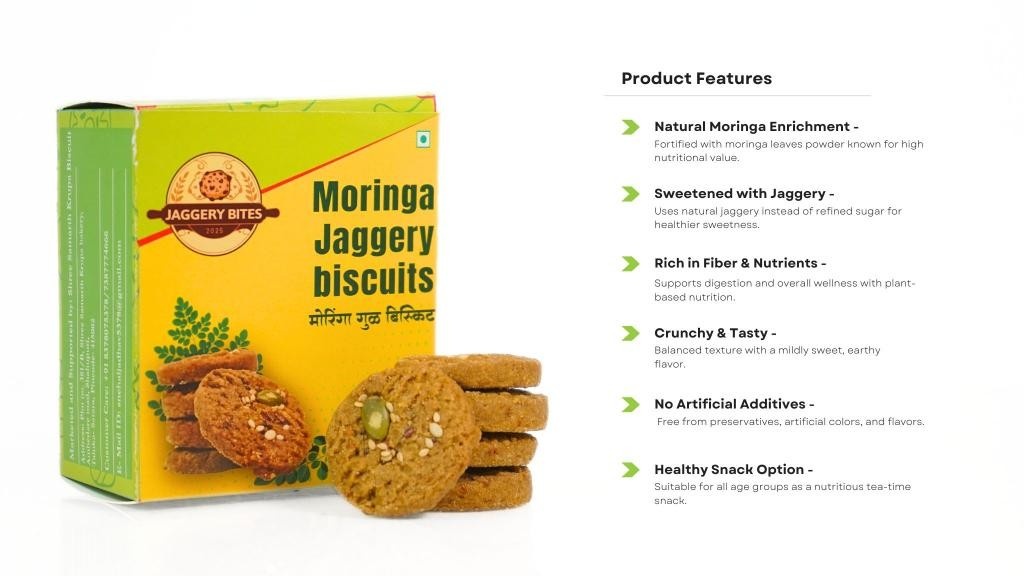 Moringa Jaggery Biscuits200g - Image 5