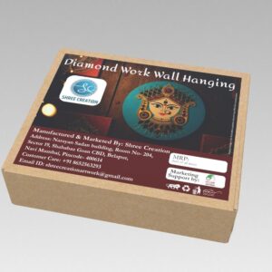 Durga Maa Diamond Work Wall Hanggig