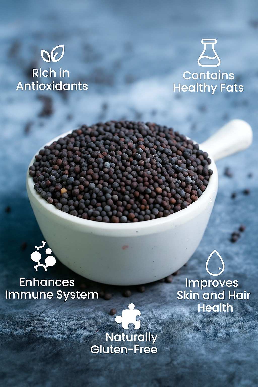 Mustard seeds 250g - Image 2