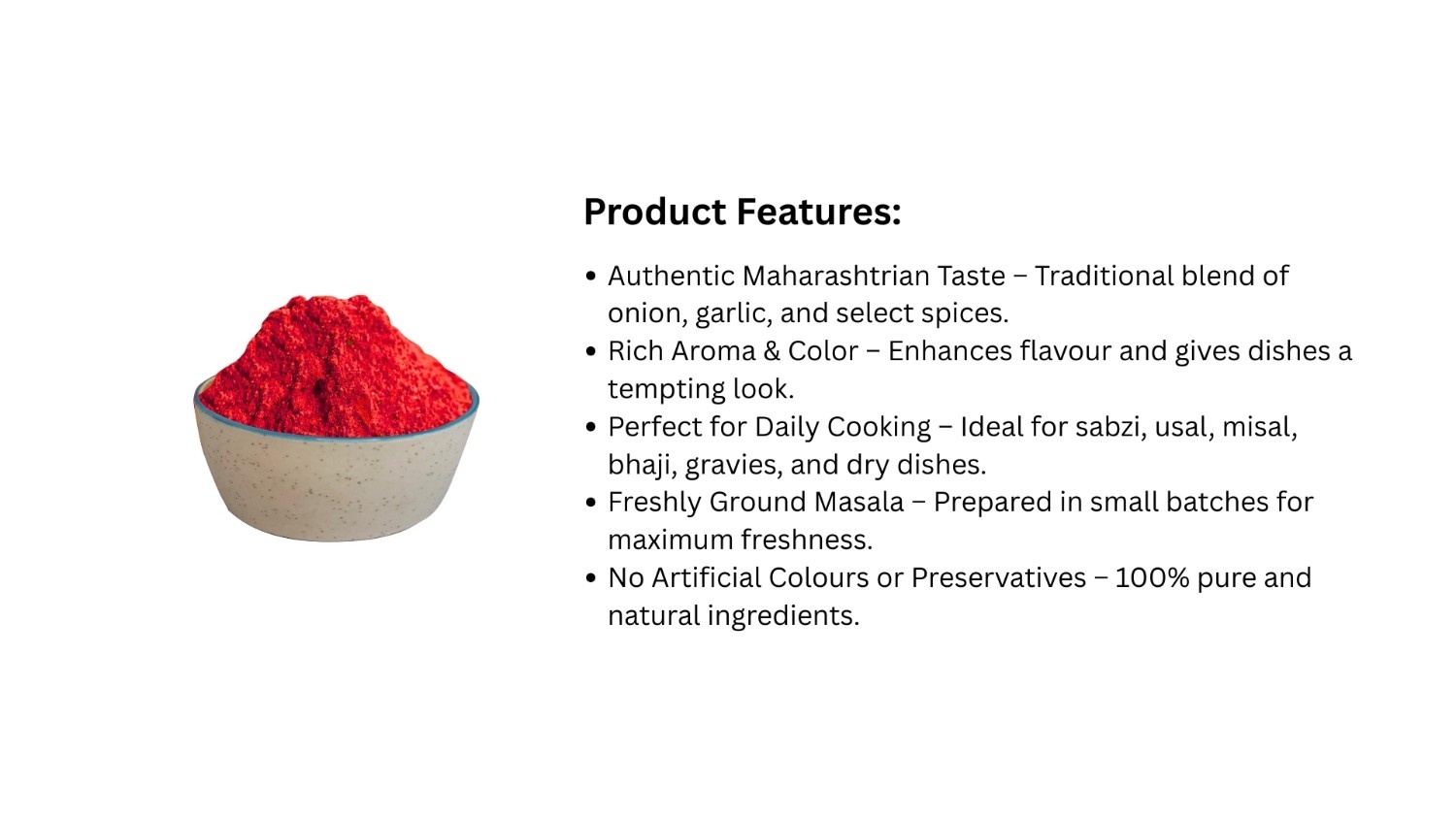 Kanda lasoon masala 500g - Image 4